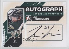 2010-11 ITG Heroes and Prospects Auto Loui Eriksson #A-LER Auto 0f2