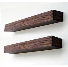 Northbeam 48 in. x 5.8in. Distressed Floating Shelves 2-Piece NEW (24B)