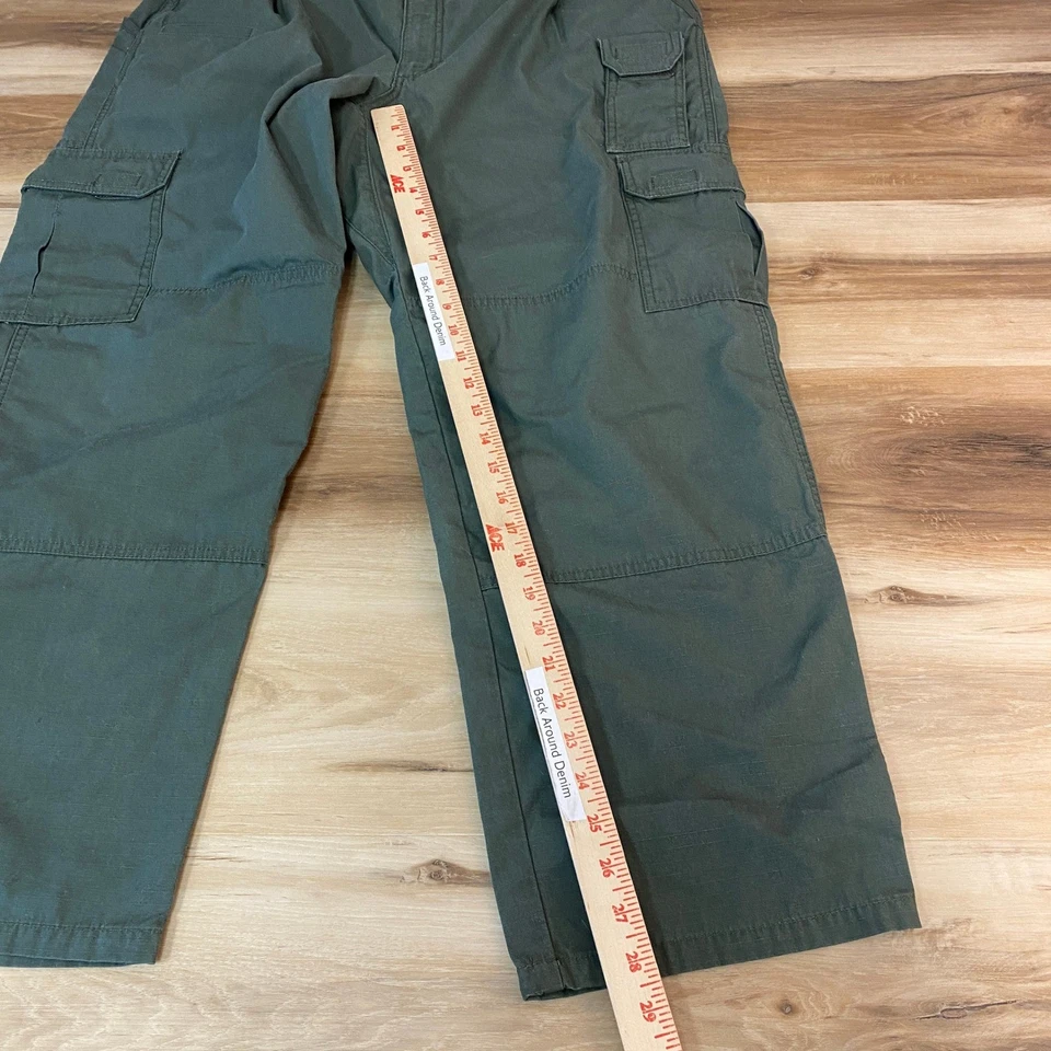 5.11 Tactical Men's Olive Green Cargo Pants Workwear Utility Size 38x30 - Image 4 of 4
