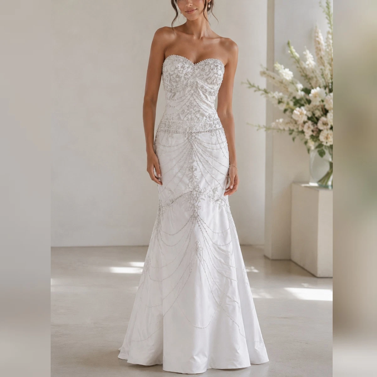 Embroidery David's Bridal Wedding Dresses for sale | eBay