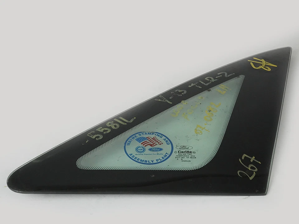 2000 - 2007 Ford Focus Sedan Window Glass Quarter Rear Left Driver Lh Side Oem - Image 3 of 4