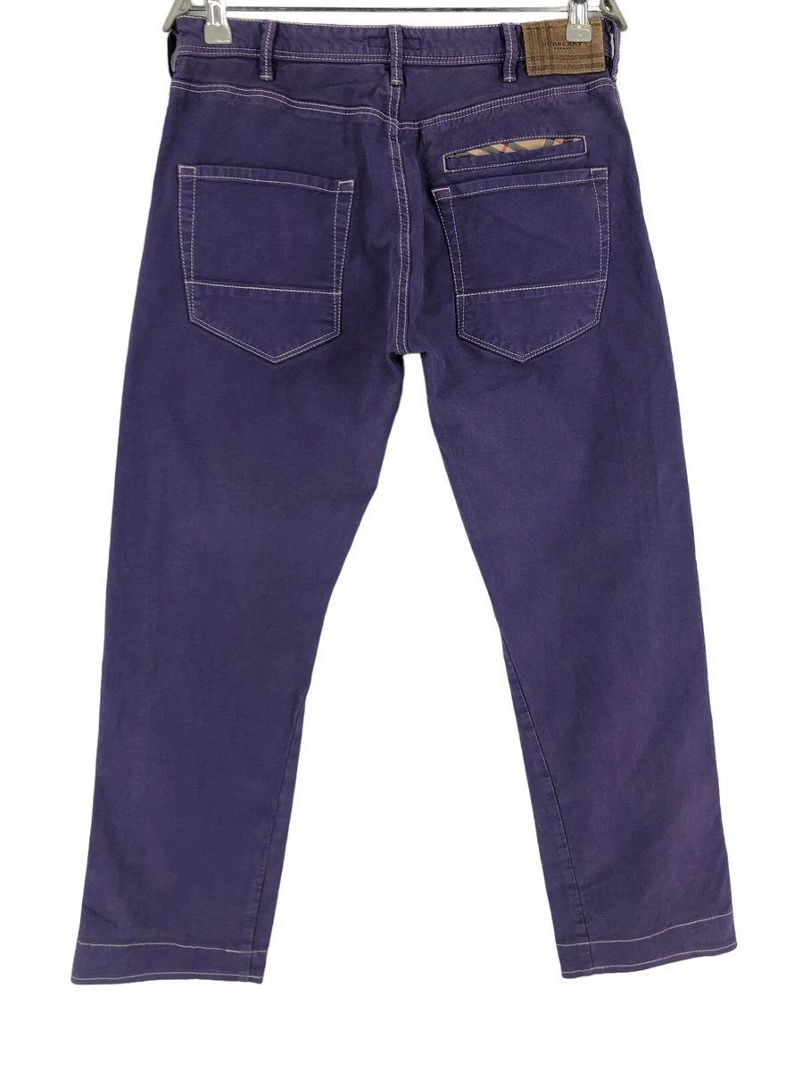 Burberry jeans cheap mens purple