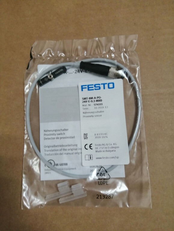1 PCS Festo Brand New Magnetic Switch SMT 8M A PS 24V E 0,3 M8D 574334 - Foto 11