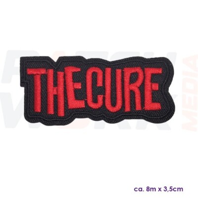THE CURE Patch   Aufnäher Gothic Rock   80er Post-Punk   zum Aufbügeln