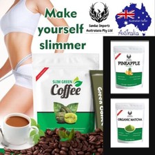 Slim Green Coffee or Slim Pinapple Juice or Matcha Tea