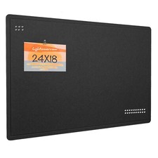 Bulletin Board, 24 x 18 inches Decorative Felt Pin Board, Cork Board Alternat...