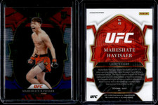 2023 Panini Select UFC Red White & Blue #49 Maheshate Hayisaer