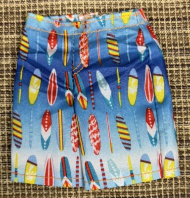 2013 Barbie Ken BLU#BCN27E SURFBOARD SHORTS SWIM TRUNKS Beachwear