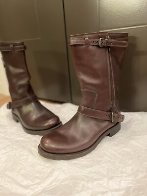New $1,550 BOTTEGA VENETA Goodyear Welt Moto Boots Size EU 46 US 12.5 / 13