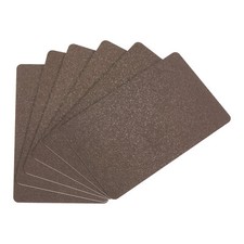 40 Pack 30 Mil Graphic Quality Brown Blank PVC Card for ID Badge Printer