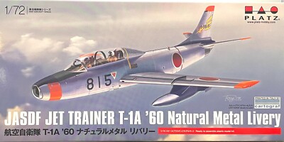 1/72 Trainer : Fuji T-1A ''1960's Natural Metal Livery''  [JASDF] #AC68 : PLATZ