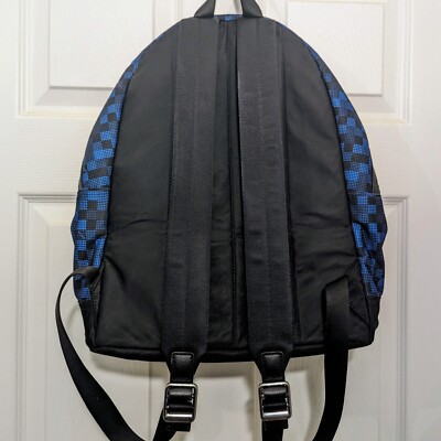 Clearance* MICHAEL KORS Kent Graphic Black Blue Check Print  display picture 3