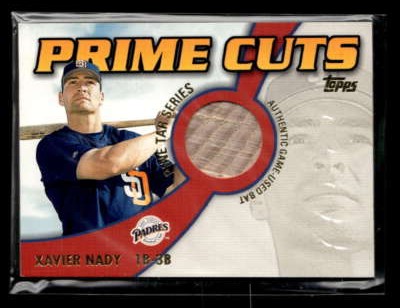 2002 Topps Xavier Nady Prime Cuts Pine Tar Bat Relic /200 Padres FX2009