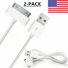 1M 30-Pin to USB Data Sync Charger Cable for iPhone iPad iPod Classic Video Lot