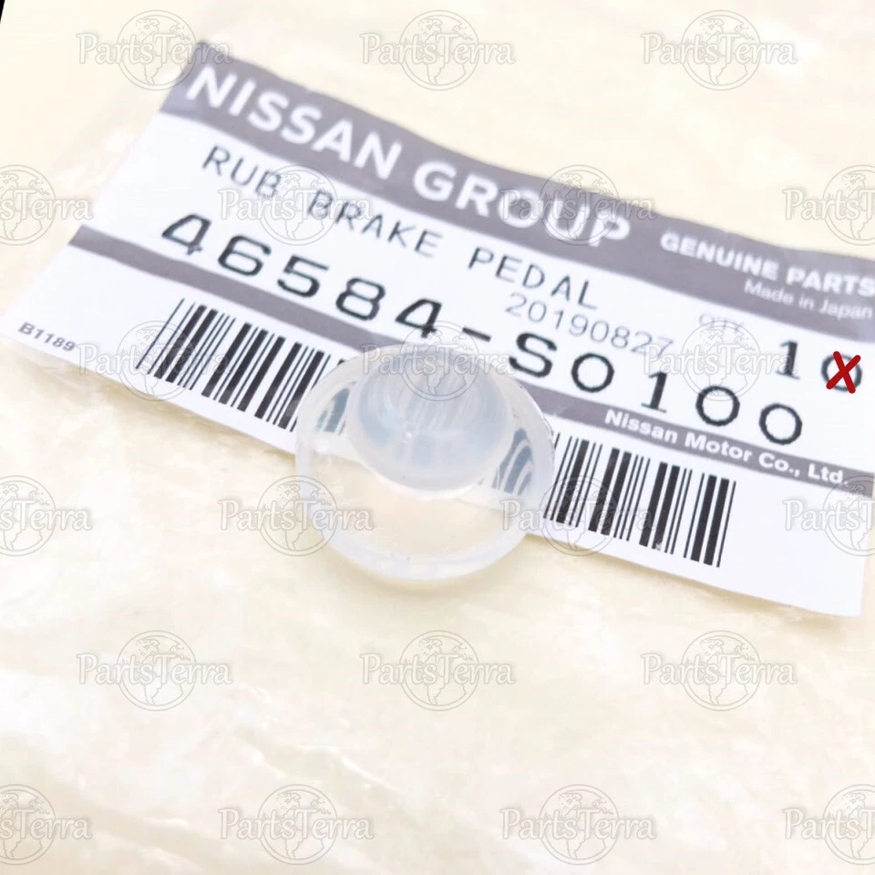 Interruptor de goma genuino Nissan 200SX / 240SX 46584S0100 tapón embrague pedal de freno Foto 4 de 4