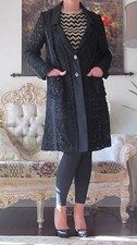 DOLCE&GABBANA Black,Full in Macramé Lace dress-y coat/jacket IT40,US 2-6/XS-S