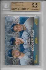 2001 Drysdale/Brown/Koufax Topps Chrome Combos Card #TC11 beckett 9.5 graded