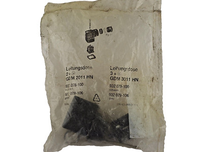 NEW Hirschmann Leitungsdose GDM-2011-HN Solenoid Plug GDM-3011-HN, GDM2011HN