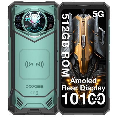 DOOGEE S200X 5G Outdoor Handy Ohne Vertrag Android 14, 32GB+512GB 10100mAh 6.72''