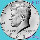 2025 P&D KENNEDY HALF DOLLARS SET CLAD UNCIRCULATED