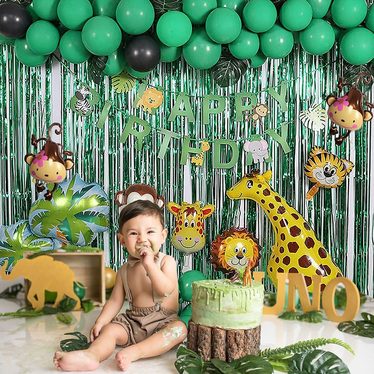 Jungle Theme Party Decoration 72Pcs For Boys Girls Jungle Theme Birthday  Party U