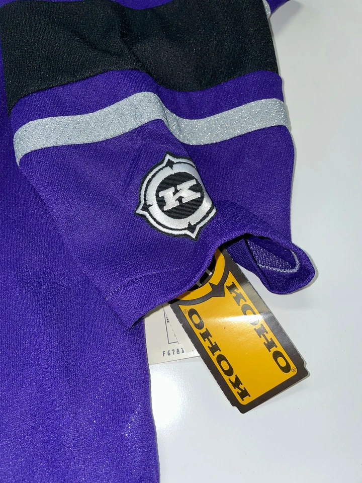 LUC ROBITAILLE LOS ANGELES KINGS ORIGINAL 2003 KOHO PURPLE CROWN JERSEY XL NEW - Image 4 of 4