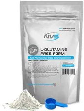 8.8oz (250g) NVS LABS 100% L-GLUTAMINE POWDER FREE FORM KOSHER GRADE
