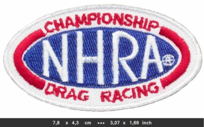 NHRA DRAG RACING CHAMPIONSHIP Aufnäher Patches Bügelbild Motorsport USA