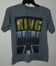 Youth Boys Fila Sport TruDry Solid Gray Short Sleeve T-shirt Size M