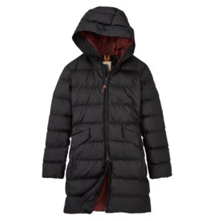 TIMBERLAND WOMEN'S BLACK MOUNT MADISON LONG DOWN QUILTED TIMBERLAND WOMEN'S BLACK MOUNT MADISON LONG DOWN QUILTED