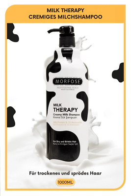 Morfose Milk Therapy Shampoo 1000ml   Cremige Pflege   Milchprotein Haarshampoo