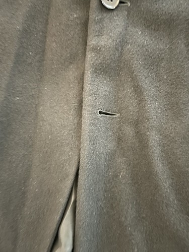VESTIMENTA Made in Italy Vintage Thick Cashmere Sports Jacket in Black Size 42 R - Picture 9 of 9
