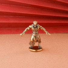 Brass Werewolf Statue Werewolfolf Figurine Home Desktop Decor Ornament Pendant
