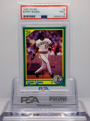 1990 SCORE BARRY BONDS PSA 9 - MINT! | eBay