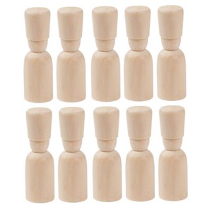 wooden peg dolls in cups