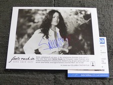 SALMA HAYEK signed autograph signed "HEART OVER HEAD" photo in person ACOA COA