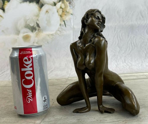 FIRMADA ESCULTURA ERÓTICA DE BRONCE ARTE DESNUDO SEXO ESTATUA FIGURA ENVÍO RÁPIDO - Imagen 2 de 7