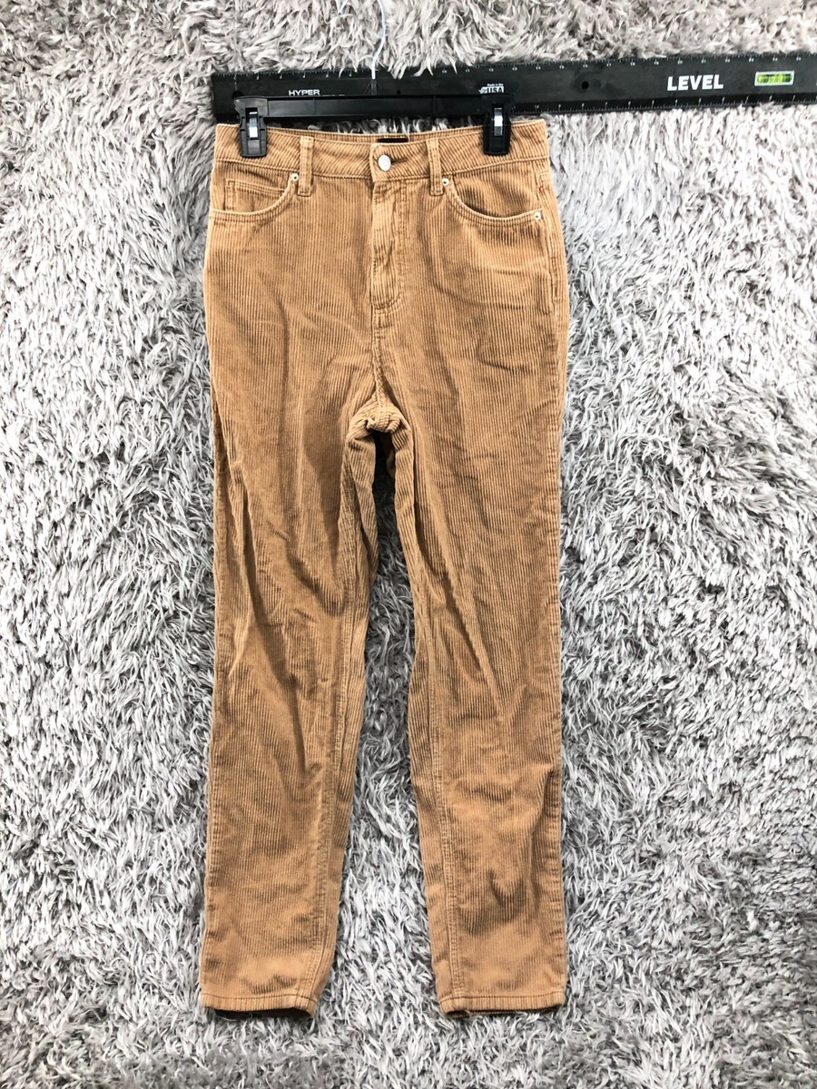 BDG Mom High Rise Corduroy Pants Size 27 Womens Brown Beige