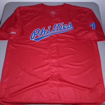 phillies button up jersey
