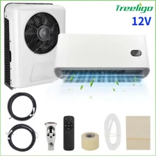 12V Electric Truck RV Air Conditioner Electric Split Car Bus A/C Unit 12000BTU