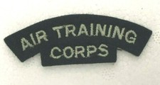 1980's Air Training Corps cloth shoulder badge patch genuine