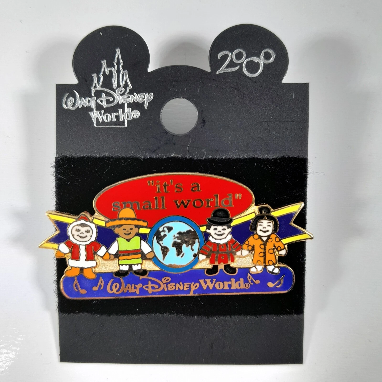 Disney 2000 WDW "Celebrate the Future Hand in Hand" It's a Small World Pin