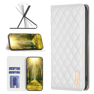 For iPhone Motorola Magnetic Flip Leather Wallet Case Stand Phone Fashion Women