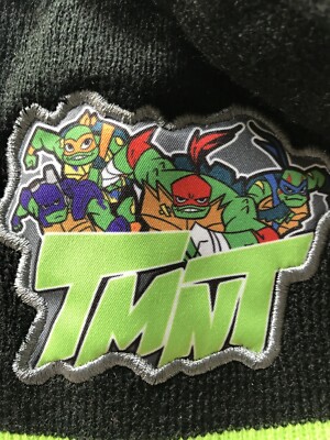 Bonnet Et Gants Officiels Tortues Ninja Mutantes Adolescentes - Pour Enfants Et Ados