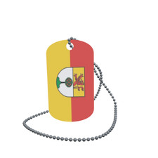 Dog Tag Flag R mmingen Dog Tag Aluminium 30 x 50mm