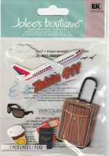 Jolee's Boutique 3D Stickers TAKING OFF Air Travel Theme 81499 Fast FREE Ship!