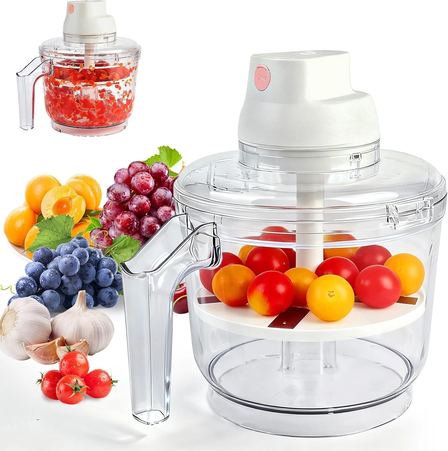 Automatic Garlic and Grape Peeler Fast and Stable Fruit Skin Remover for Kitchen