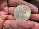 1968 Mexico Olympics Silver 25 Peso Coin