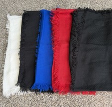 Vintage Vera Neumann Scarf Lot Of 4 Made In Japan Acrylic Soft Fringe