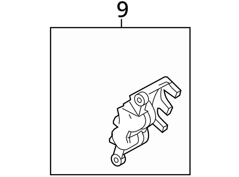 Pinça de freio dianteira direita passageiro Ford Explorer 2013-2019 Z3UZ9 - Imagem 4 de 4